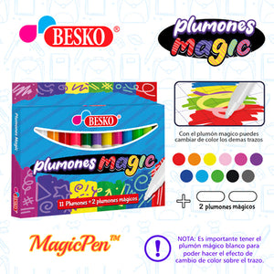 MagicPen™ Arte De 13 Plumones Mágicos Que Cambian De Color